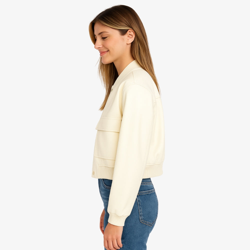 Levrae | Cropped Bomber Jacket