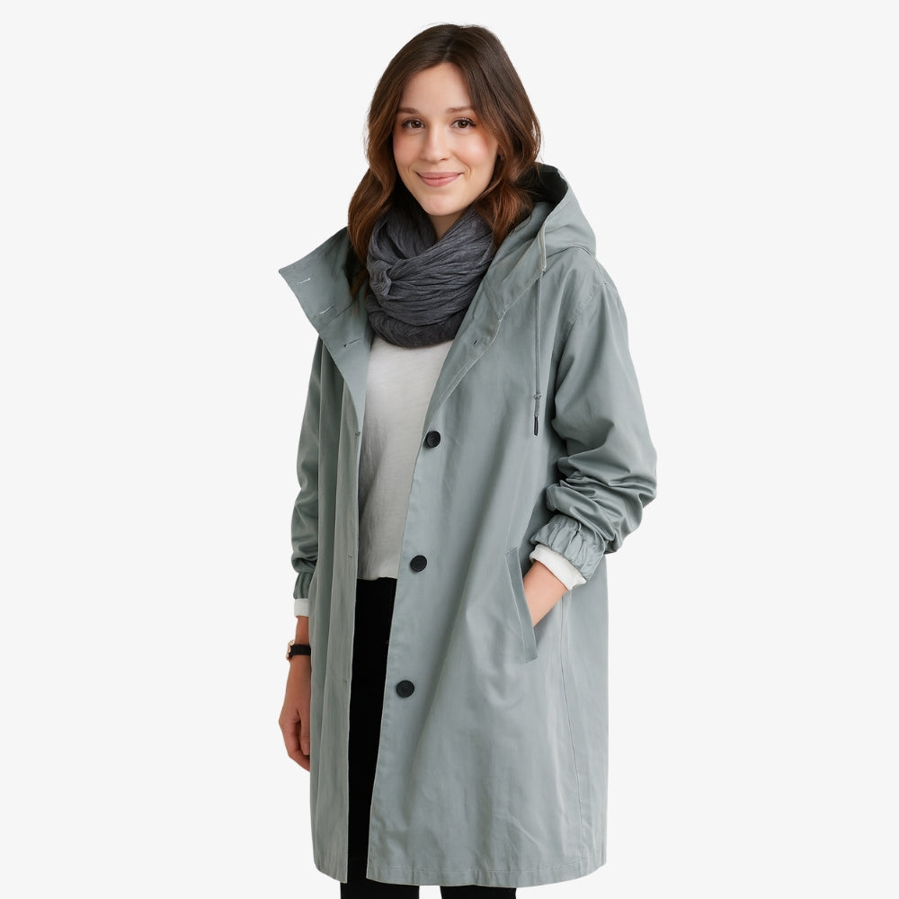 Levrae | Oversized Button-Up Trench Coat