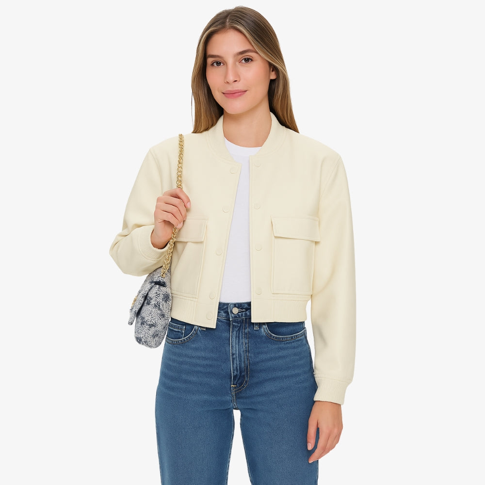 Levrae | Cropped Bomber Jacket