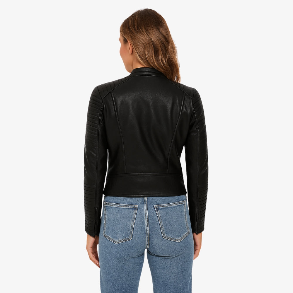 Levrae | Leather Biker Jacket