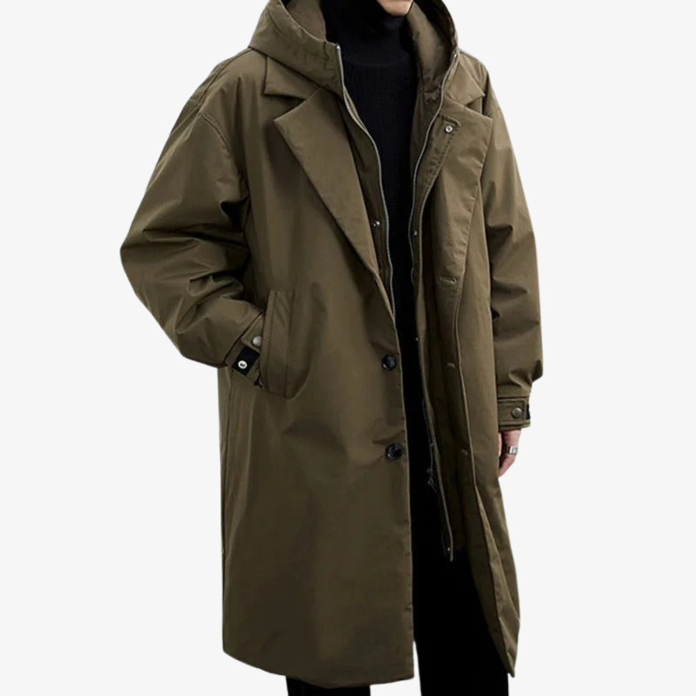 Levrae | Waterproof Puffer Trench Coat