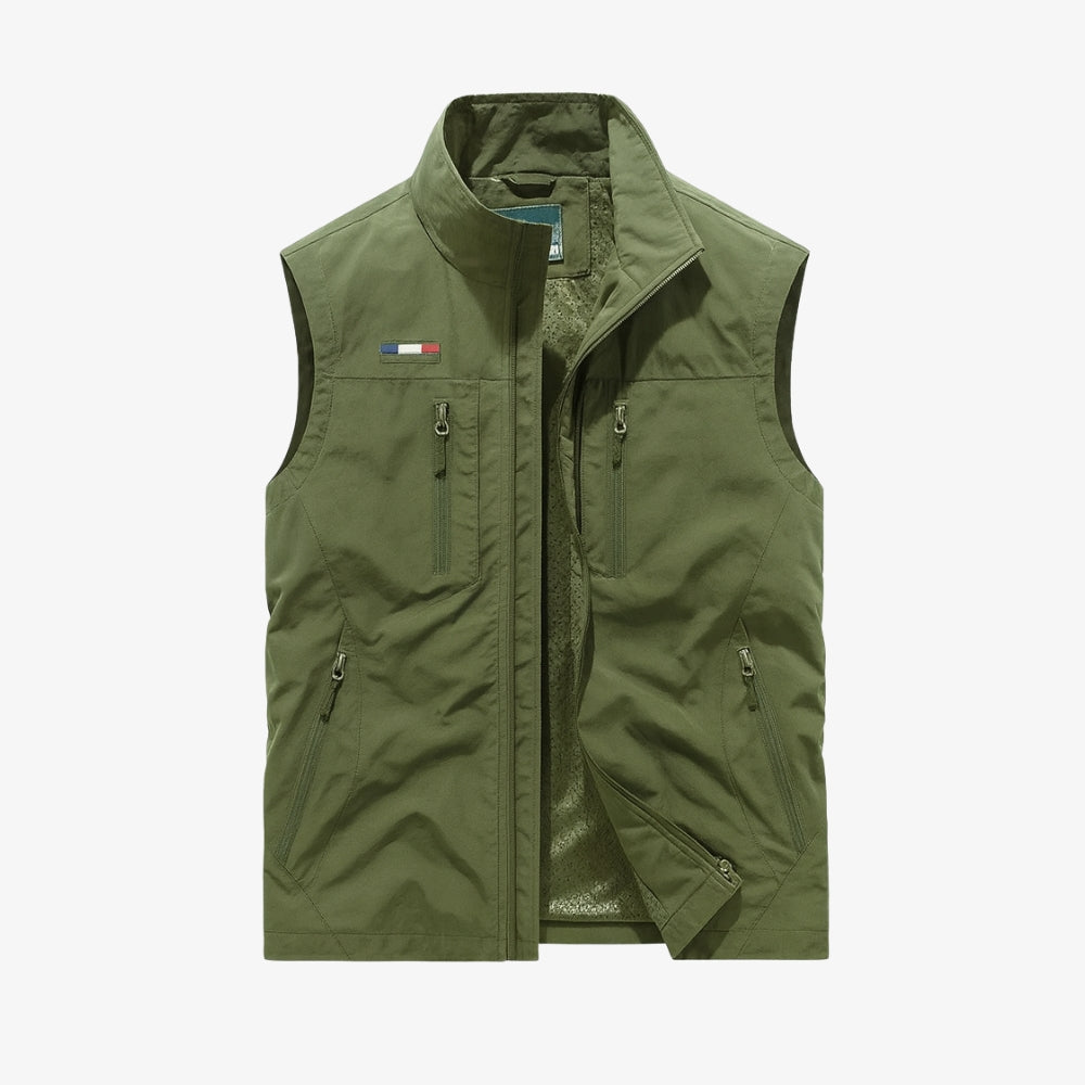 Levrae | Sleeveless Zip-Up Vest