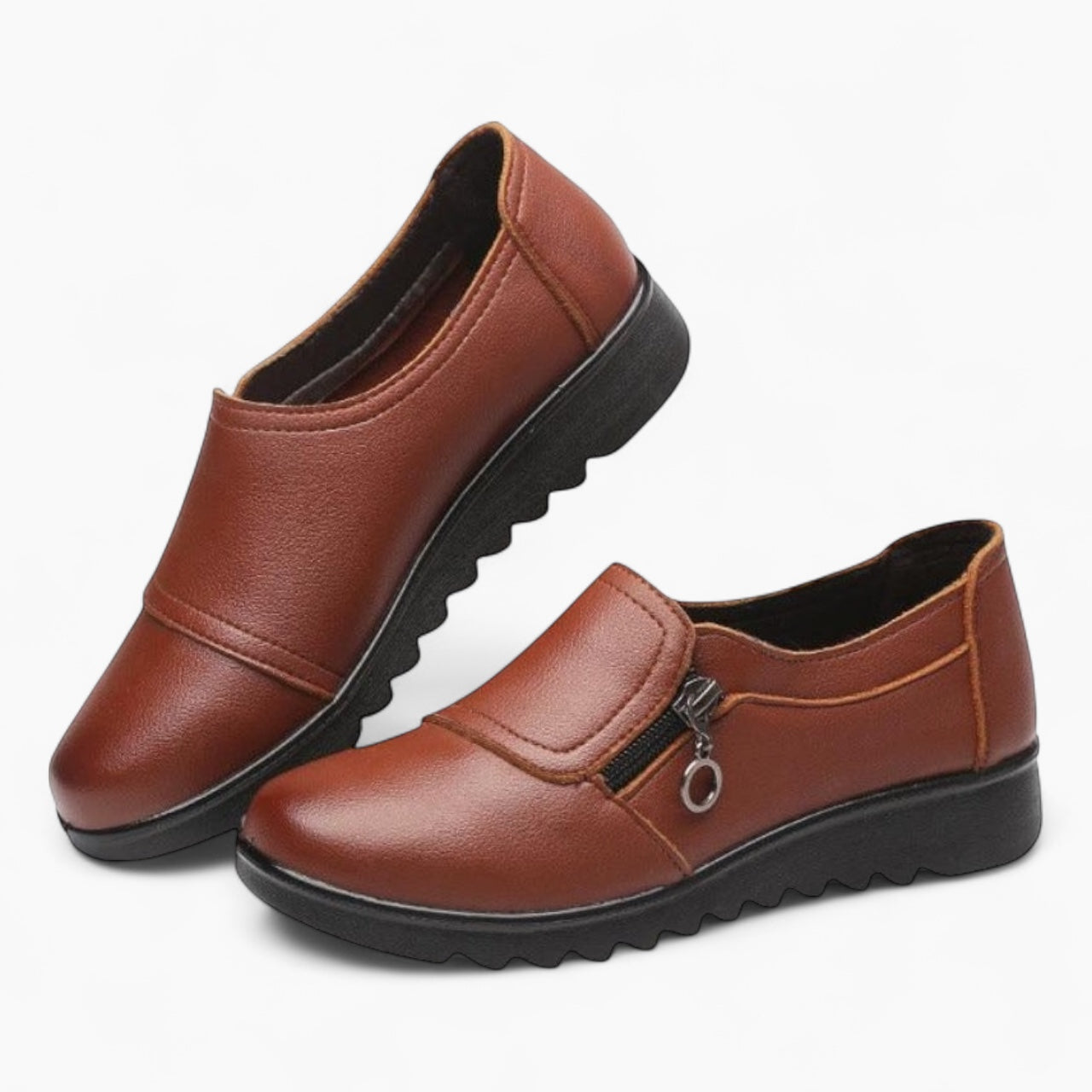 Levrae | Zip-Up Loafers